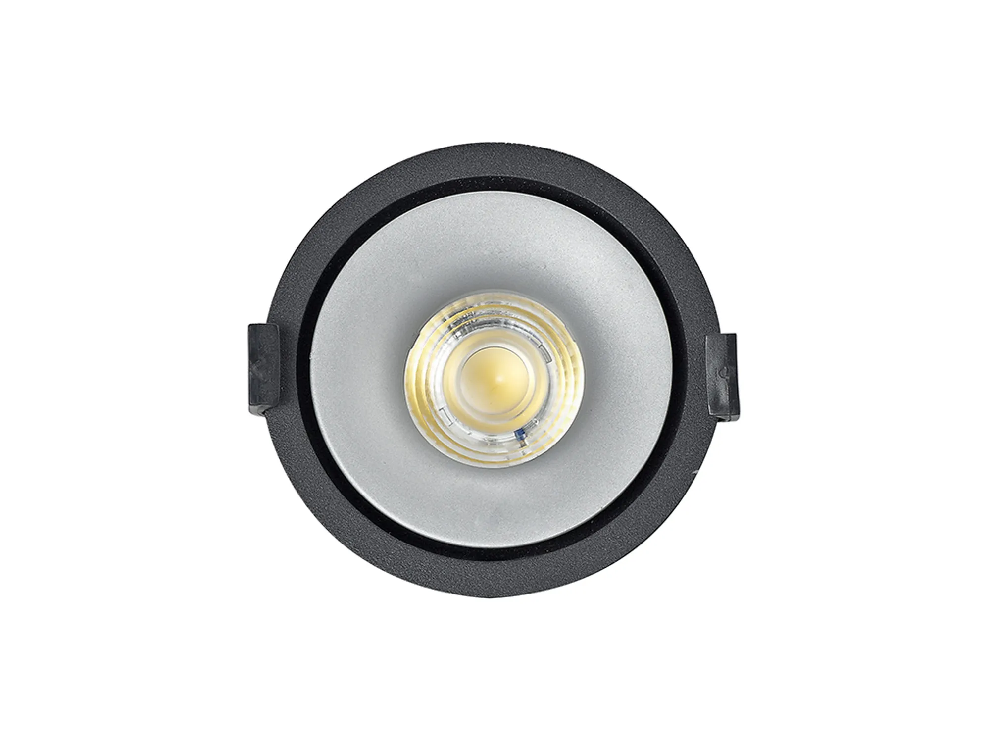 Bolor 9 Tridonic Powered 9W 3000K 840lm 24° CRI>90 LED Engine Black/Silver Fixed Recessed Spotlight, IP20 DM202062  Dlux Bolor 9